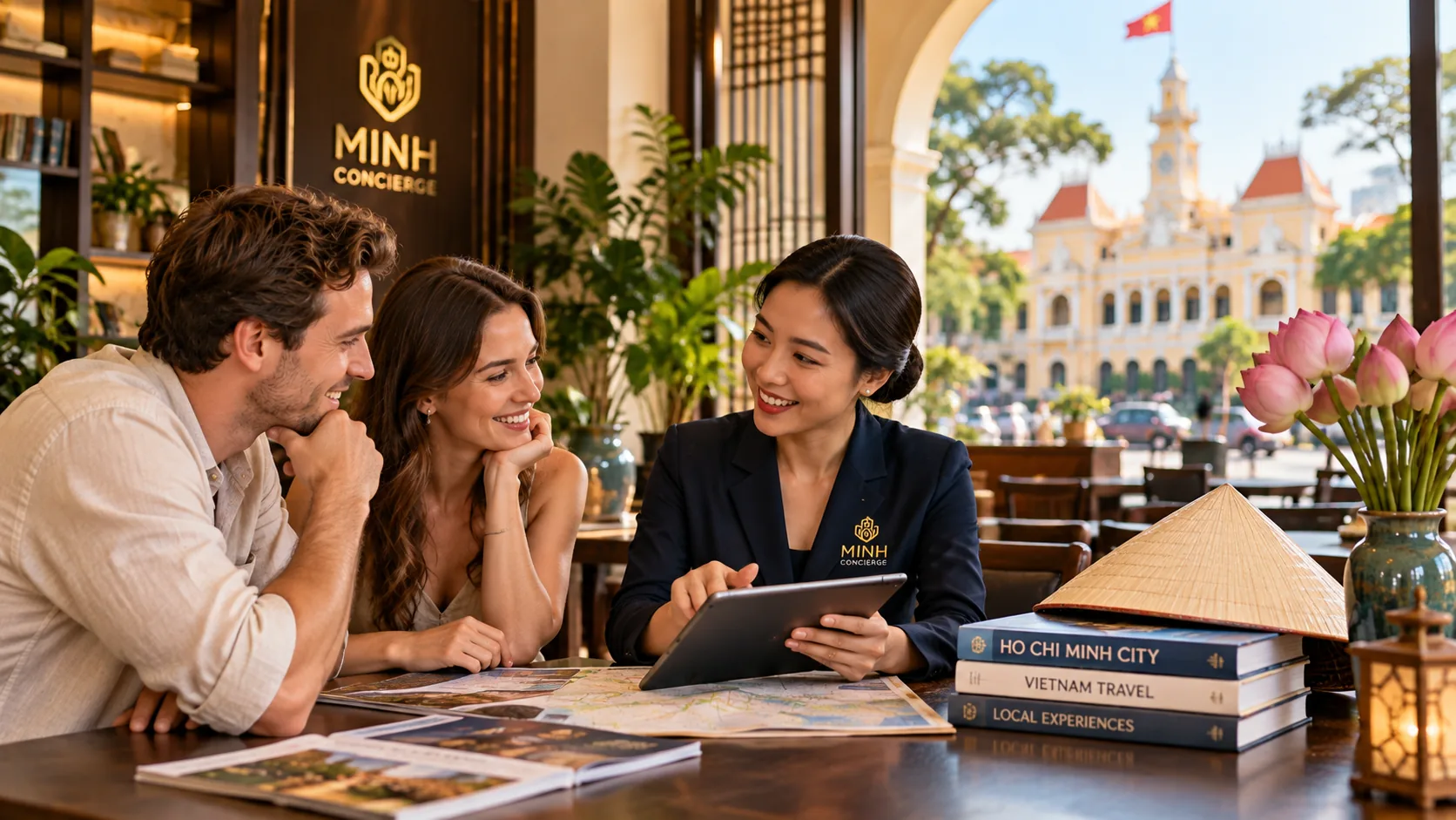 About Minh Concierge providing local travel guidance in Ho Chi Minh City